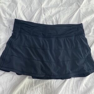Women’s Navy Lululemon tennis skirt. Size 10.